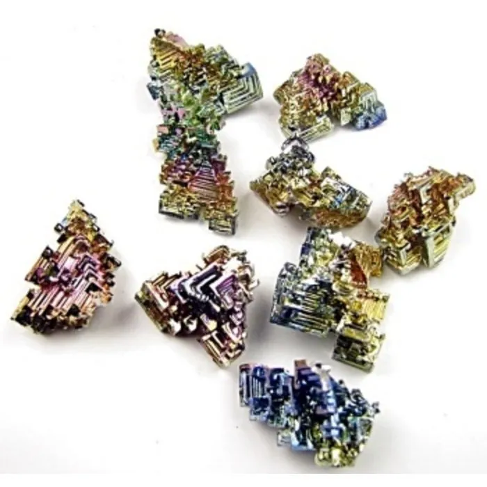 Bismuth - 6 kleine stukjes
