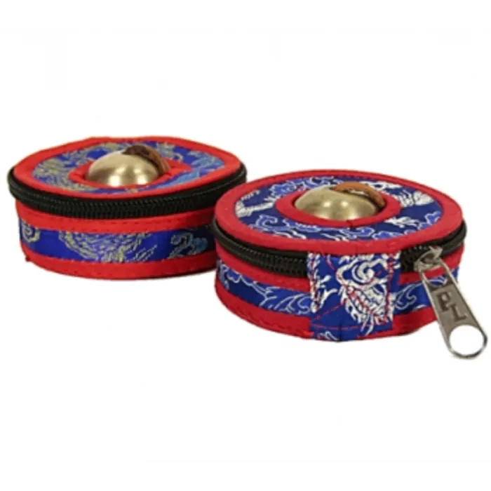 Hoesje voor Tingsha's blauw/rood/zwart groot