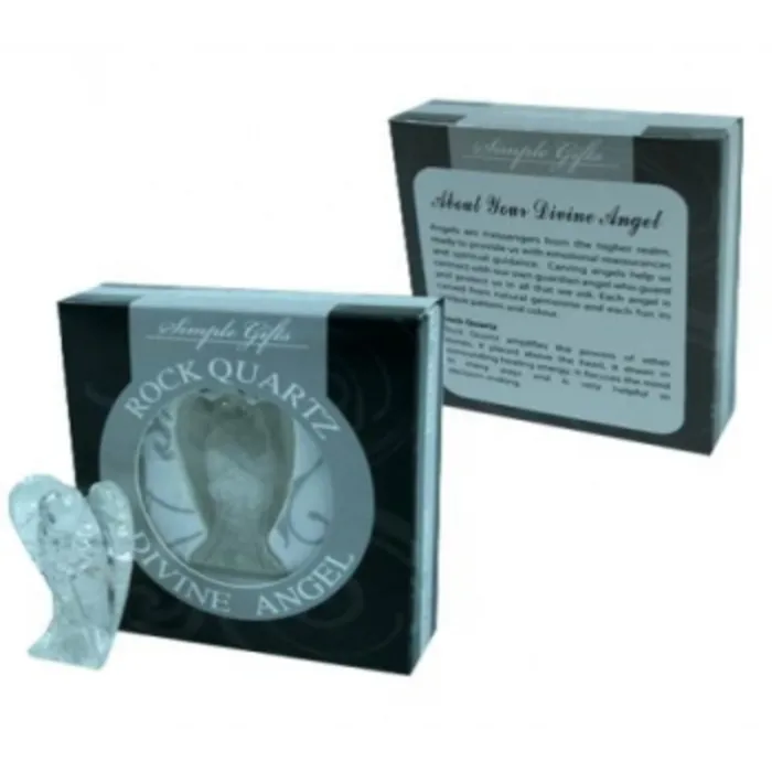 Engel Bergkristal in cadeauverpakking