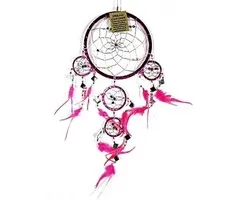 Dromenvanger met roze folie16 cm