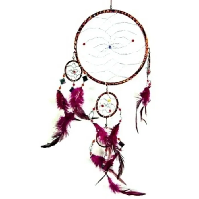 Rode Dromenvanger met Spiegeltjes 16 cm