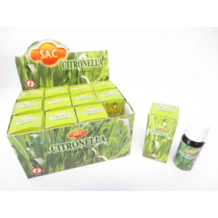 Citronella geurolie van SAC. Fris, opwekkend en insectenwerend