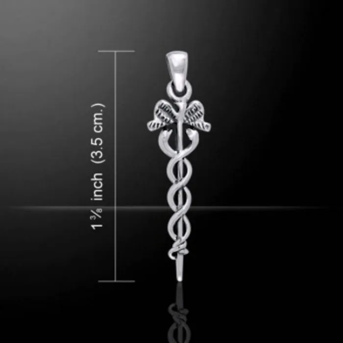 Mercurius staf zilver