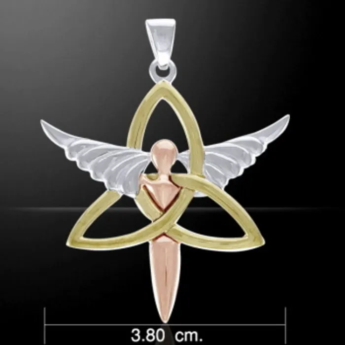 Trinity Angel 3 zilver goud roze