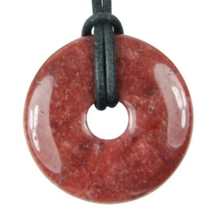 Donut vuur kwarts 3 cm