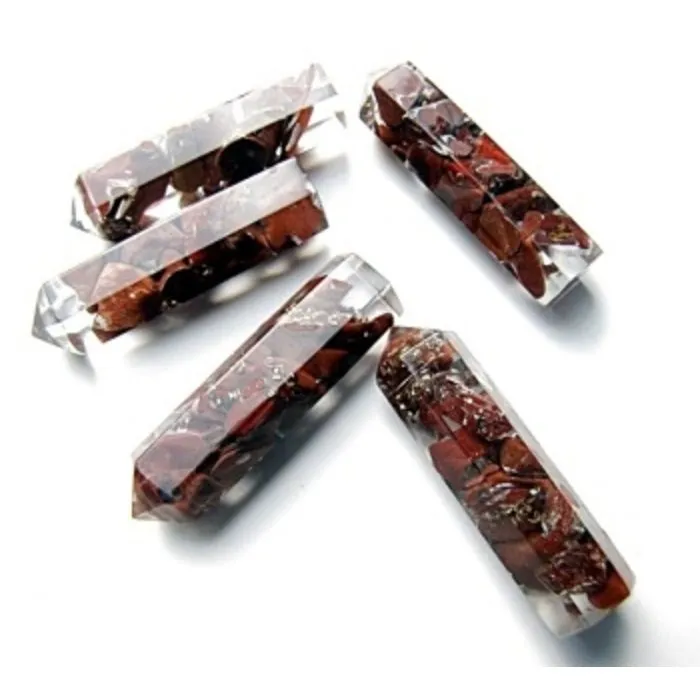 Orgone puntje rode jaspis