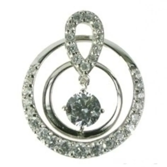 Cubic Zirkonia dubbel cirkel