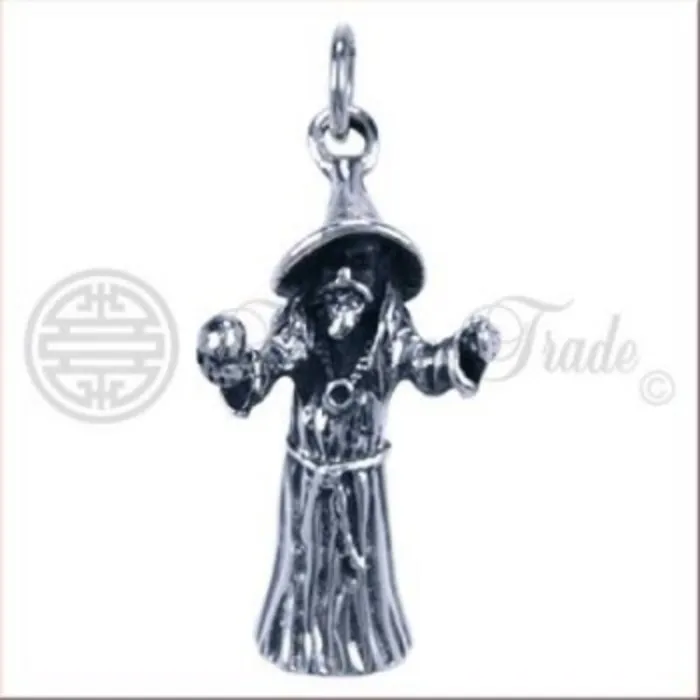 Tovenaar hangertje zilver