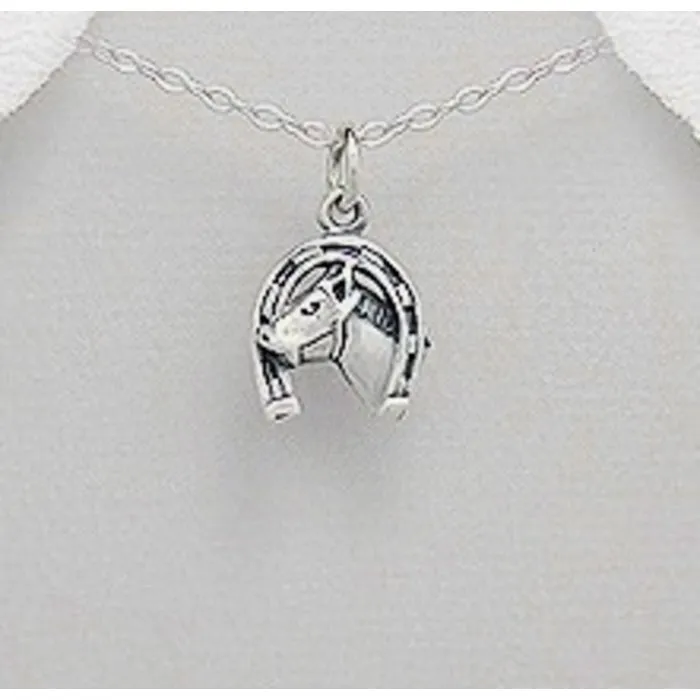 Hangertje paard met hoefijzer