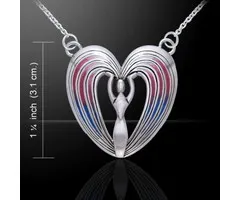 Hart beautiful life hangertje zilver mix