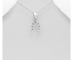 Zilveren hangertje hoefijzer