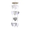 Windmobiel witte hartjes capiz schelp