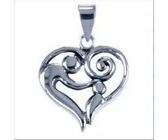 Zilver hanger ouder en kind