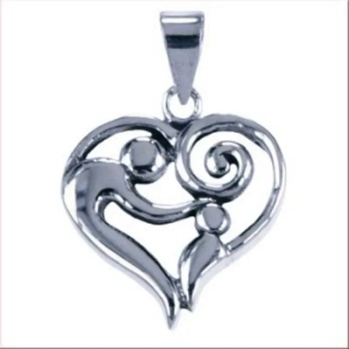 Zilver hanger ouder en kind