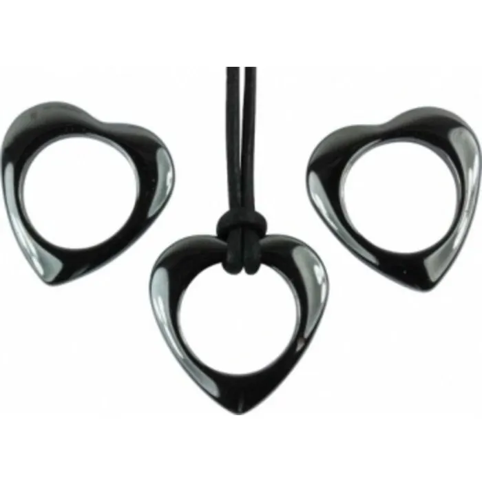 Hartje van Hematiet met koord