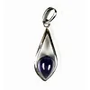 Hanger amethyst zilver