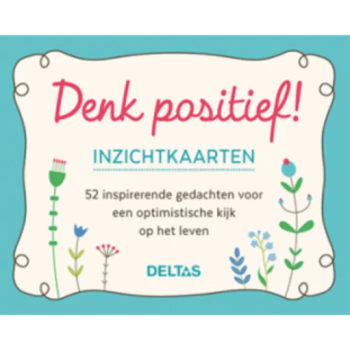 Denk positief inzichtkaarten