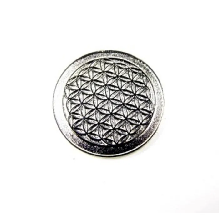 Munt levensbloem met kaartje