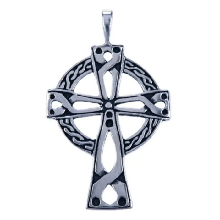 Keltische kruis zilver hangertje