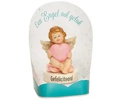 Geluksbeeldje engel Gefeliciteerd