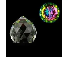 Regenboogkristal bol multicolor 5 cm