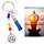 Sleutelhanger yoga lotus met chakra edelsteentjes