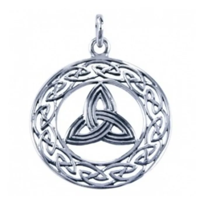 Triqueta hangertje zilver