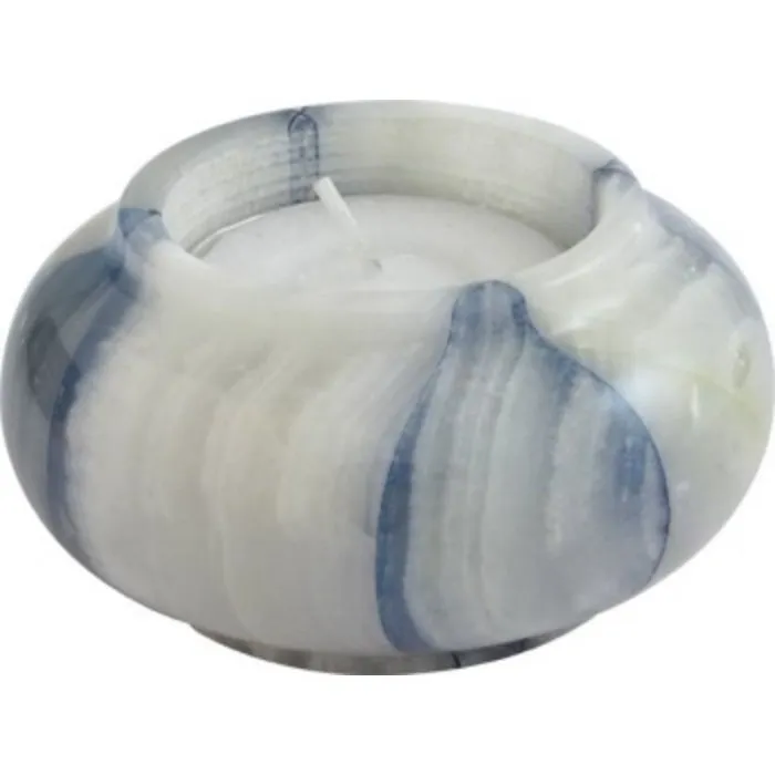 Tiffany theelichthouder blauw