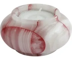 Tiffany theelichthouder rood