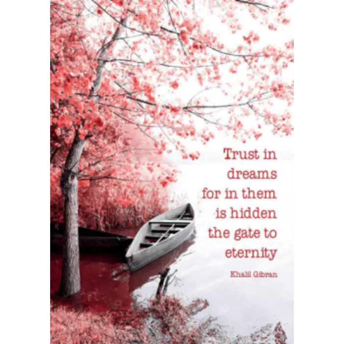 Ansichtkaart Trust in dreams