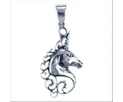 Zilver hanger eenhoorn