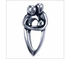 Hanger zilver ouders en baby