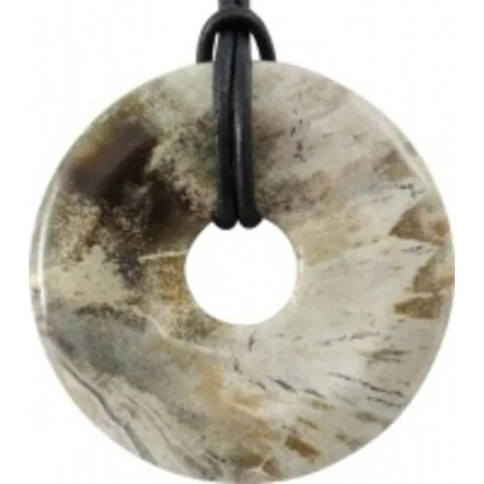 Donut versteend hout 4 cm