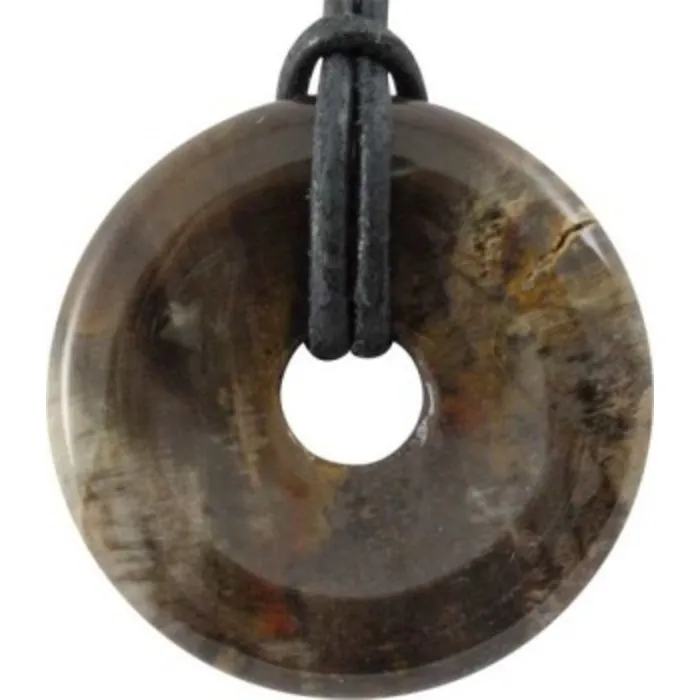 Donut versteend hout 3 cm