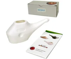 Neti Pot plastic incl. 25 gram Himalaya zout