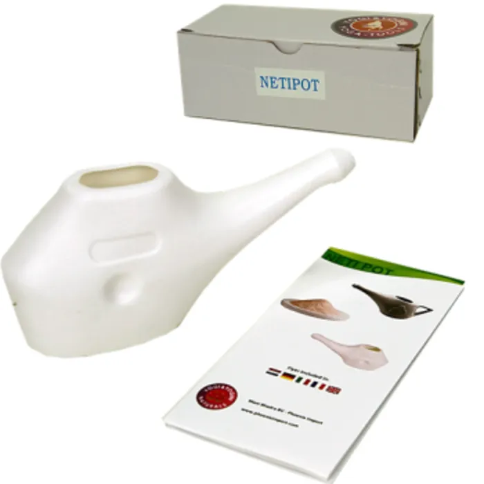 Neti Pot plastic incl. 25 gram Himalaya zout