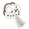 Mala Bergkristal met Rudraksha