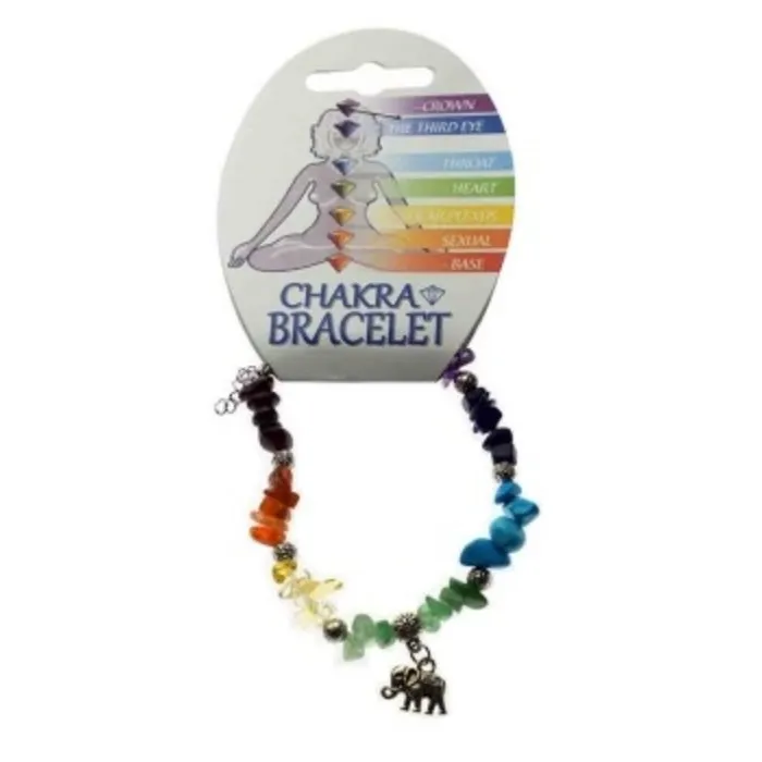 Chakra splitarmband met olifant