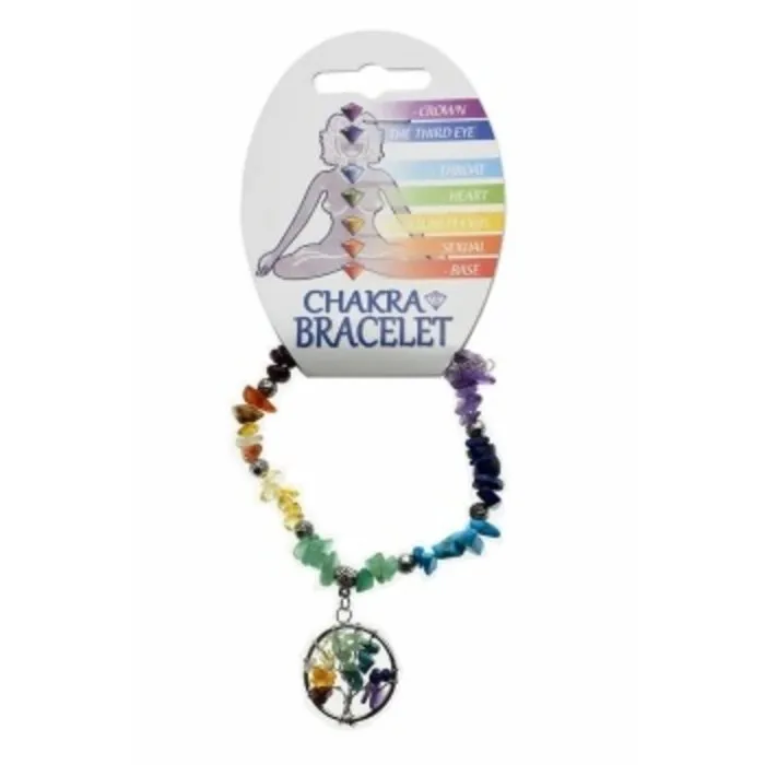 Chakra splitarmband met levensboom