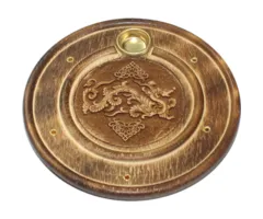 Wierook en kegeltjes brander draak