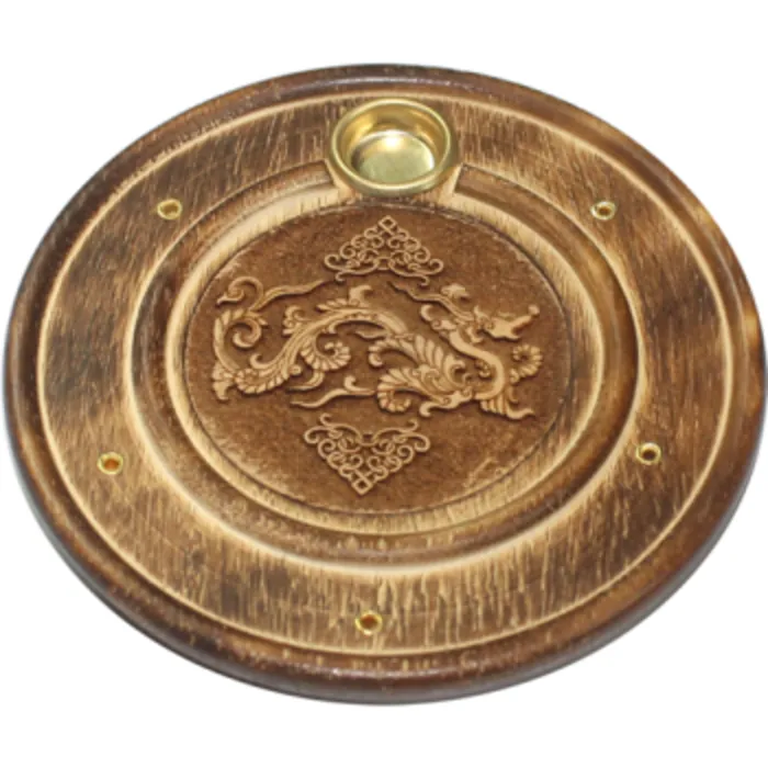 Wierook en kegeltjes brander draak