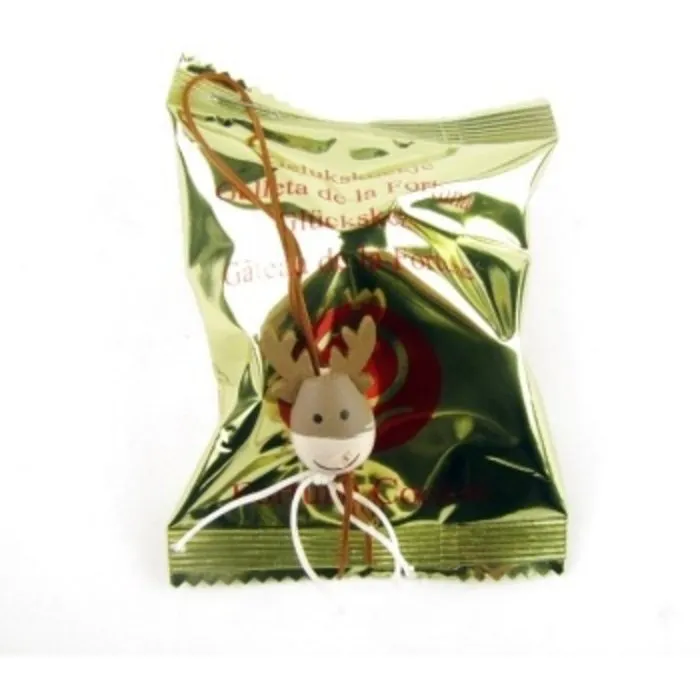 Gelukskoekje met rendier 10 stuks