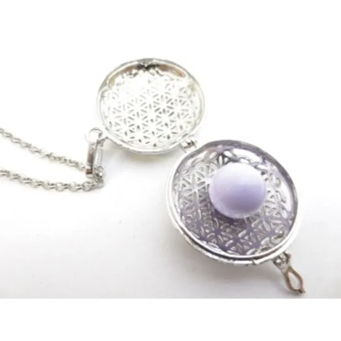 Engelenroeper flower of life paars Zadkiel