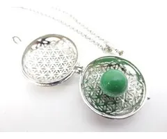 Engelenroeper flower of life groen Raphael