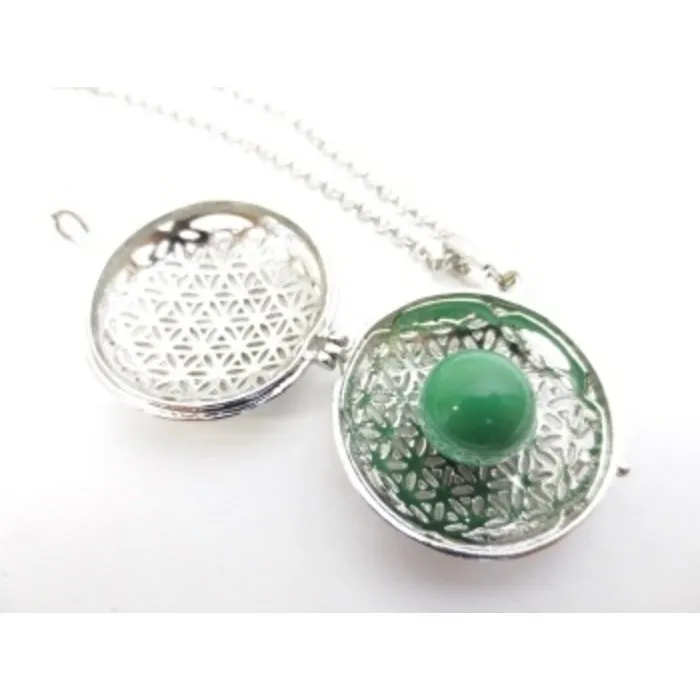 Engelenroeper flower of life groen Raphael