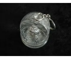 Feng Shui Kikker waterbol-sneeuwbol sleutelhanger