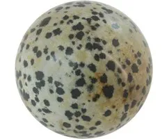 Edelsteen bol dalmatier 3 cm