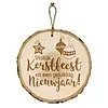 Kerst Boomschijf - Vrolijk Kerstfeest