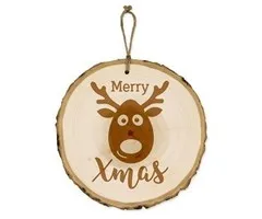 Kerst Boomschijf - Merry X-mas