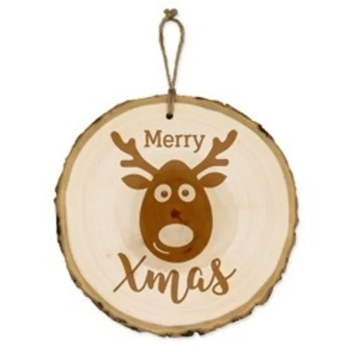 Kerst Boomschijf - Merry X-mas